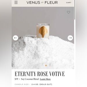 Venus Et Fleur Candle